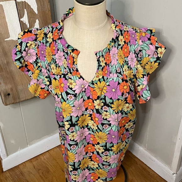 Umgee floral blouse - Picture 3 of 6